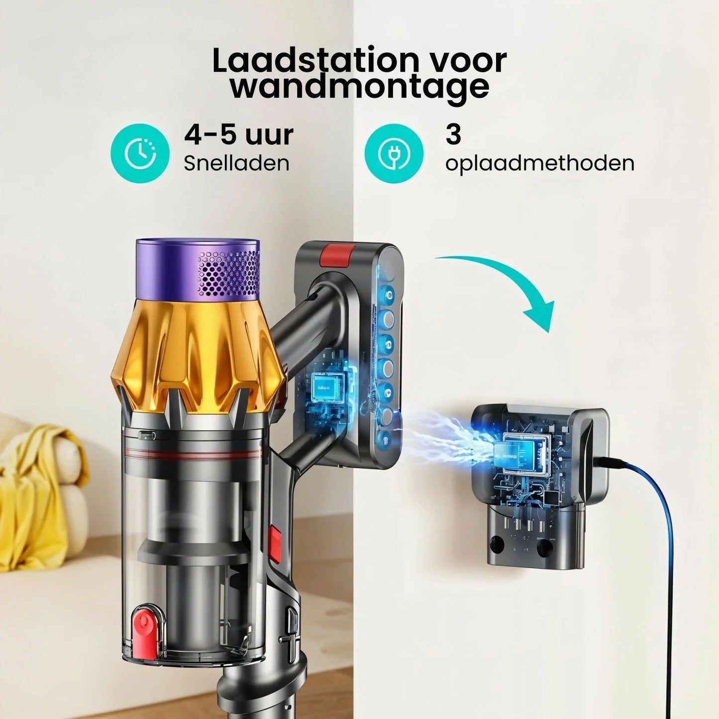 POLARO V18 : met 45 kPa zuigkracht & absolute bewegingsvrijheid